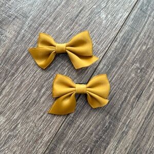 Yellow Hair Bows